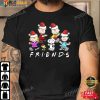 Friends Peanuts Christmas Characters Charlie Brown Snoopy Christmas Shirt