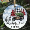 Funny Christmas Ornaments, Jeep With Christmas Trees Ornament Decor