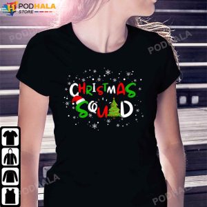 Funny Christmas T-Shirt, Christmas Squad Family Group Matching