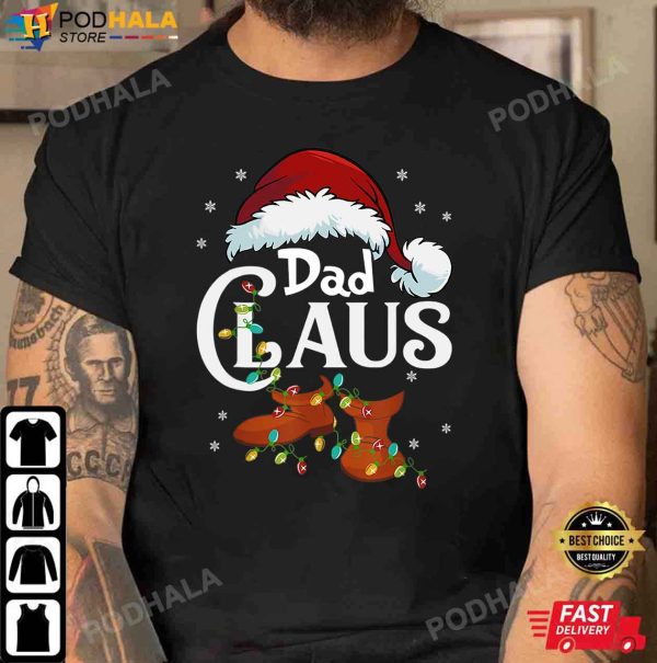 Funny Christmas T-Shirt, Dad Claus Santa Funny Christmas Gifts