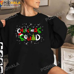 Funny Christmas Tee Christmas Squad Family Group Matching