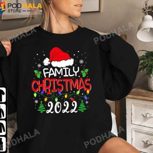 Funny Christmas Tee Family Christmas 2022 Santa Claus Xmas Gifts
