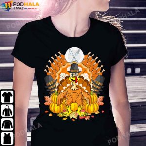 Funny Turkey Of Throne Fall Vibes TShirt Thanksgiving Gifts