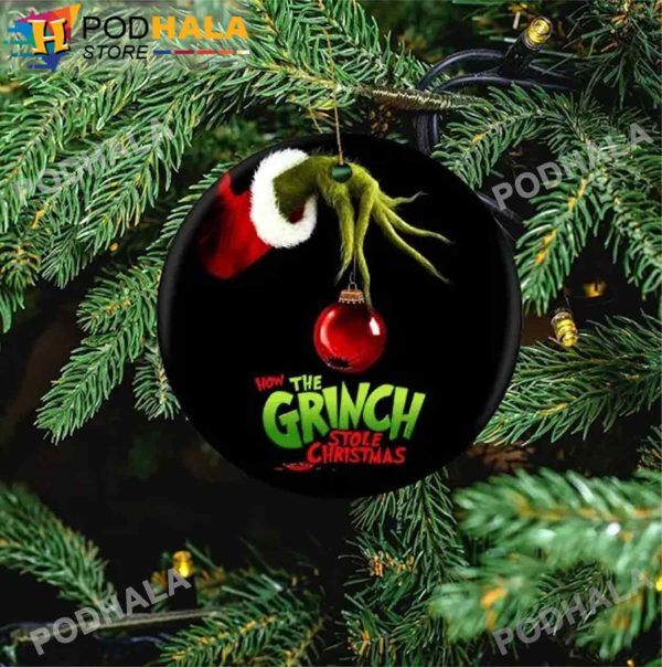 Grinch Christmas Ornaments, How To Grinch Stole Christmas Xmas Gifts