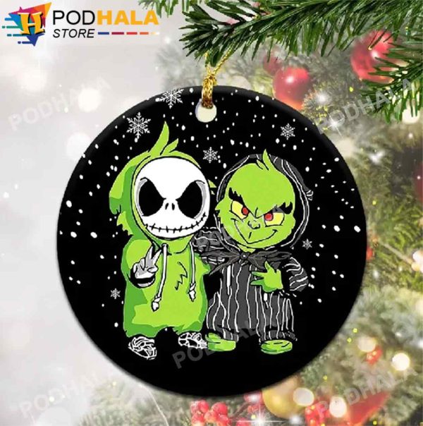Grinch Christmas Ornaments, Jack Skellington And The Grinch Christmas Gifts