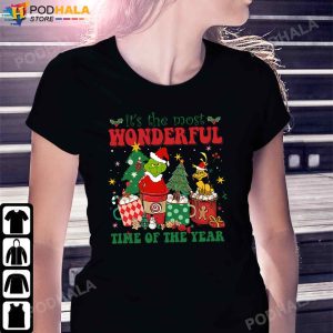 Grinch Christmas T Shirt It's The Most Wonderful Time of The Year T Shirt