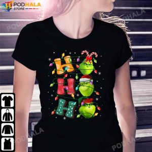 Grinch Christmas TShirt Ho Ho Ho Grinch Xmas Gifts