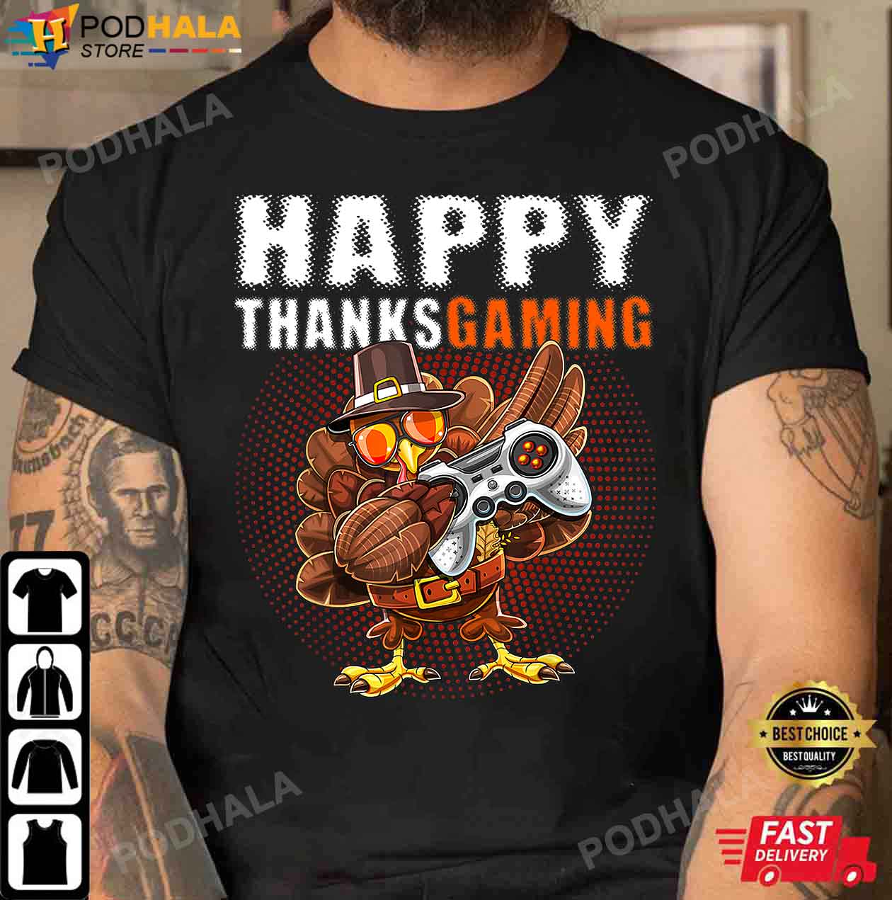 Buffalo Bills Turkey Thanksgiving Day Long Sleeve T-Shirt