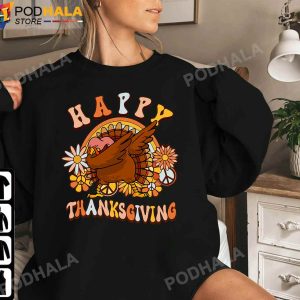 Happy Thanksgiving Funny Turkey Thanksgiving Gifts For Family Sweatshirt