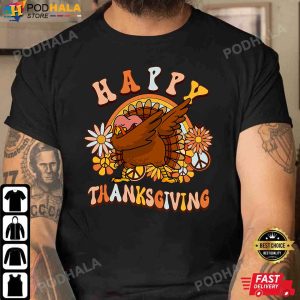 Happy Thanksgiving Funny Turkey Thanksgiving Gifts For Family T Shirt