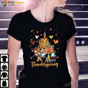 Happy Thanksgiving Mickey Mouse Disney Characters Thanskgiving TShirt