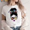 Hocus Pocus Messy Bun Horror Lover T-Shirt For Women, Halloween Gifts