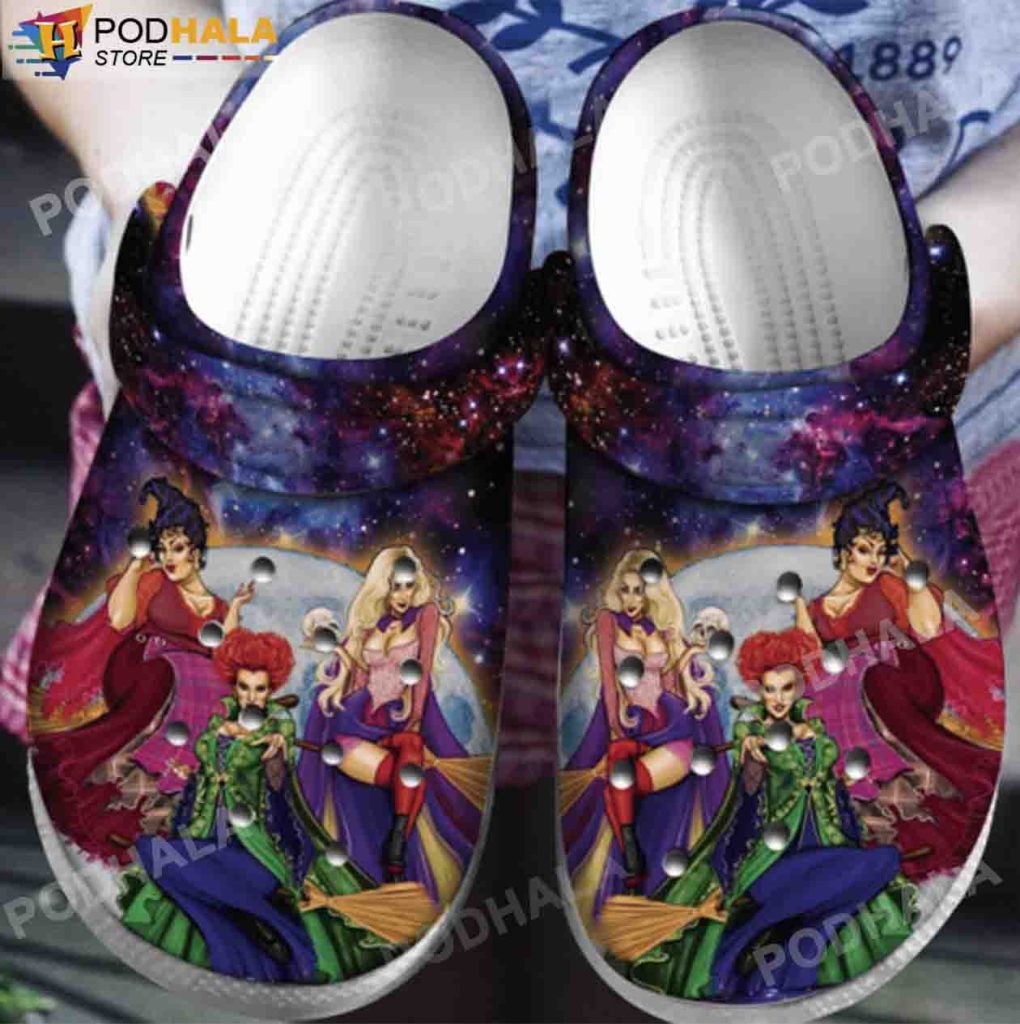 Hocus Pocus Witch Galaxy Crocs Halloween Gifts Hocus Pocus Witch Galaxy Crocs Halloween Gifts