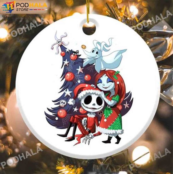 Jack Skellington And Sally The Nightmare Before Christmas Ornaments