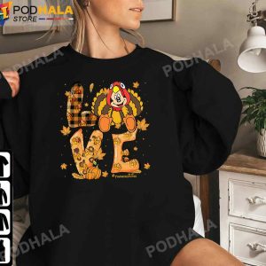 Love Thanksgiving Tee Mickey Mouse Disney Thanskgiving Gifts