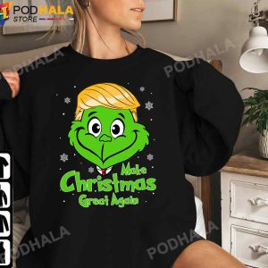 Make Christmas Great Again Trump Grinch Christmas Sweatshirt