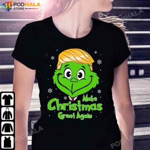 Make Christmas Great Again Trump Grinch Christmas TShirt