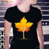 Maple Leaf Autumn Tree Orange Fall Leaves Thanksgiving T-Shirt