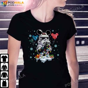 Merry Christmas Stormtrooper Mickey Ears Star Wars Mickey Christmas TShirt