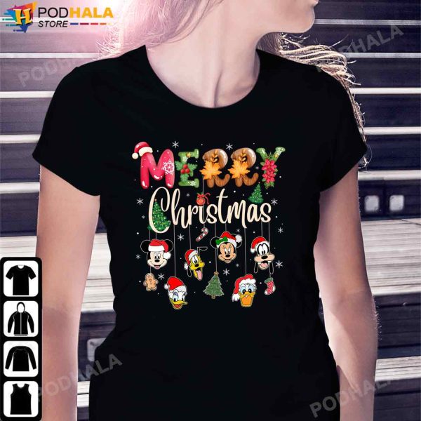 Mickey And Friends Shirt Disney Characters, Mickey Christmas Shirt