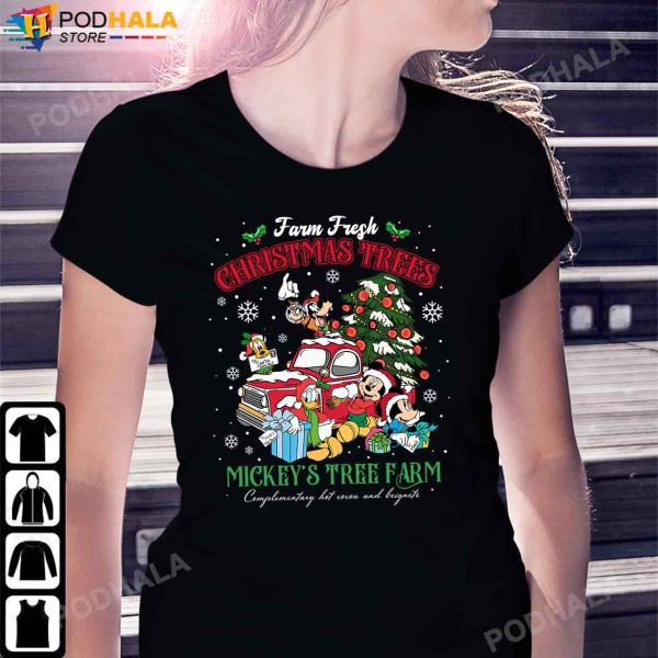 Mickey Christmas Shirt, Farm Fresh Mickey Mouse Merry Christmas Gifts