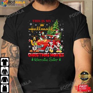 Mickey Christmas TShirt This is my Hallmark Christmas Movies Watching Shirt