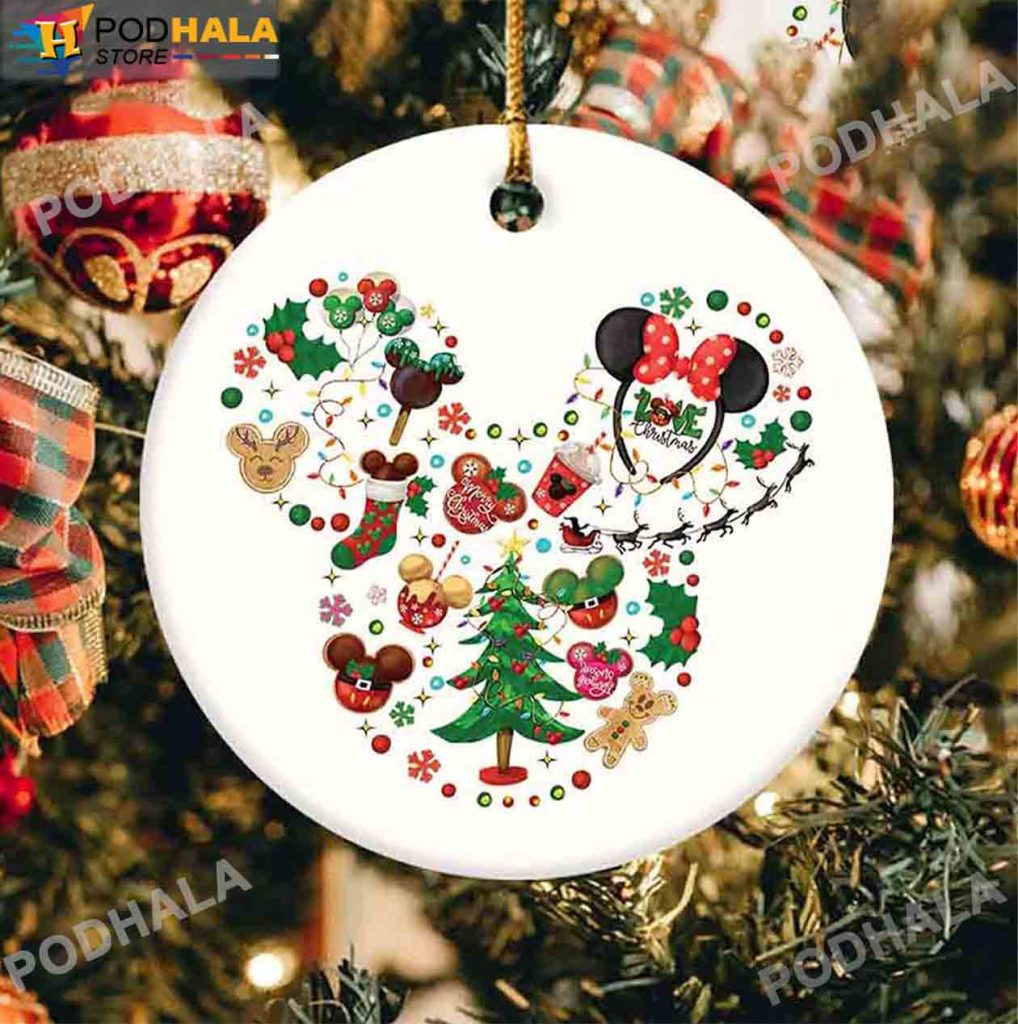 Mickey Mouse Fans Christmas Tree Decoration Christmas Ornaments