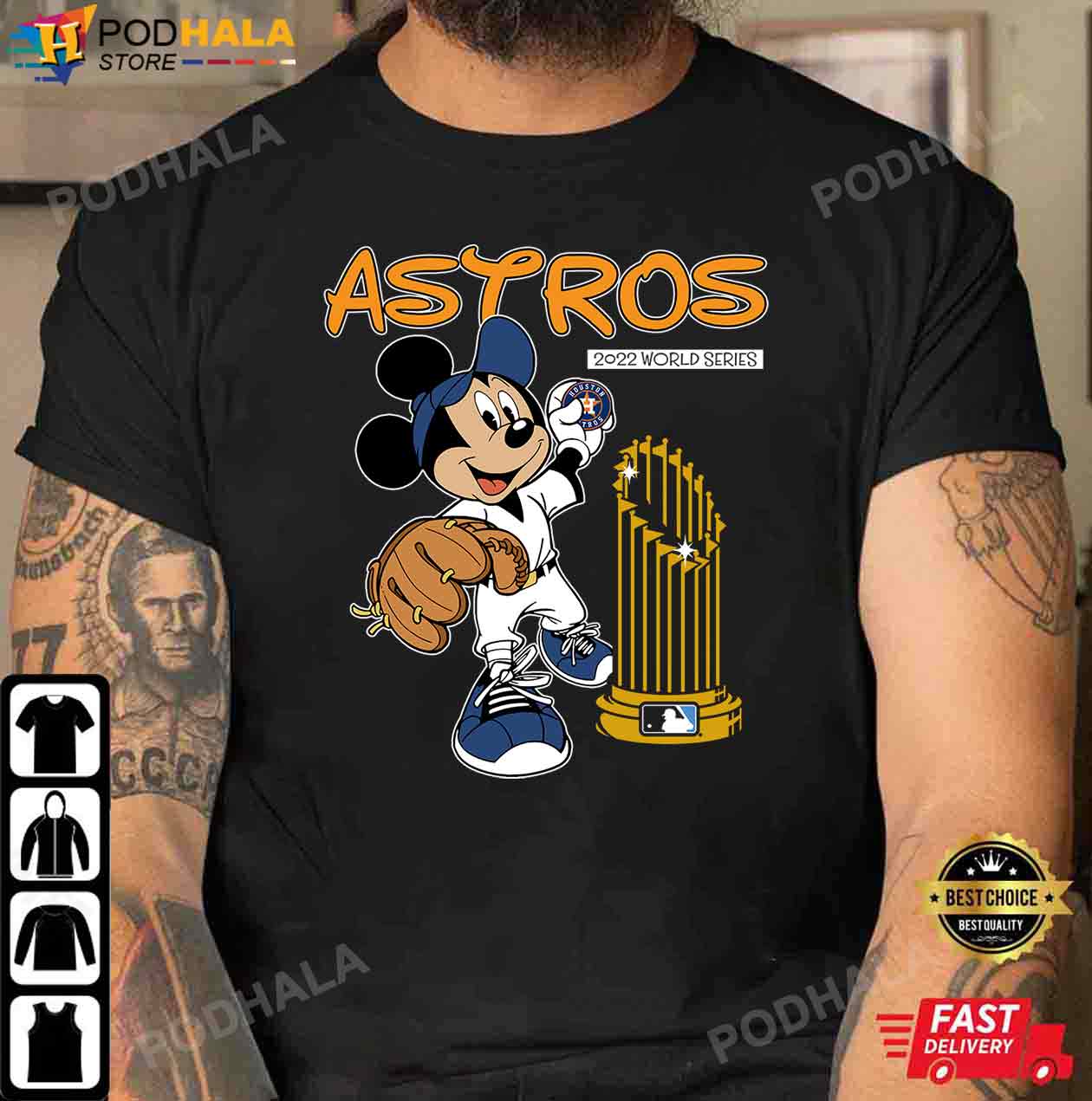 Official mLB Mickey Mouse Houston Astros 2022 World Series Champions shirt,  hoodie, sweater, long sleeve and tank top