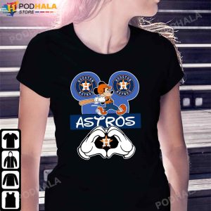 Mickey Mouse I Love Houston Astros World Series 2022 Tee