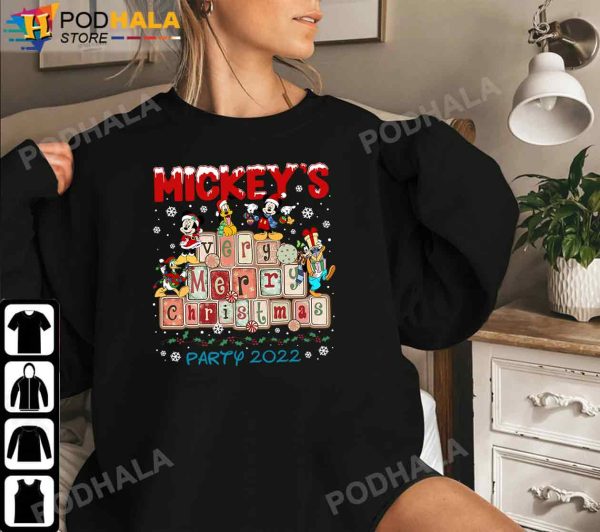 Mickey Mouse Shirt, Mickey’s Very Merry Christmas Party Funny Christmas Gifts