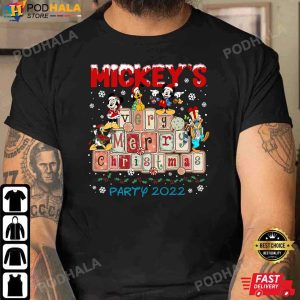 Mickey Mouse TShirt Mickeys Very Merry Christmas Party Funny Christmas Gifts