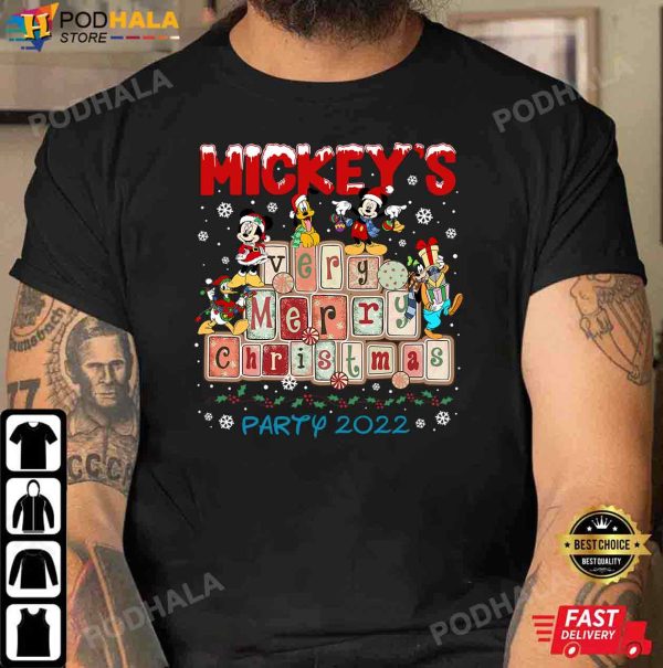 Mickey Mouse Shirt, Mickey’s Very Merry Christmas Party Funny Christmas Gifts