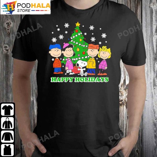 Peanuts Christmas Characters Charlie Brown Christmas Snoopy Lover Shirt