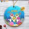 Personalized Family Ornaments, Baby Sharks Custom Name Ornament