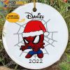 Personalized Santa Claus Spiderman Custom Christmas Ornaments