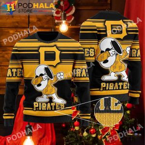 Pittsburgh Pirates MLB Snoopy Lover Xmas Gifts Ugly Christmas Sweater