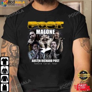 Post Malone Austin Richard Post Twelve Carat Tour 2022 T-Shirt For Fans