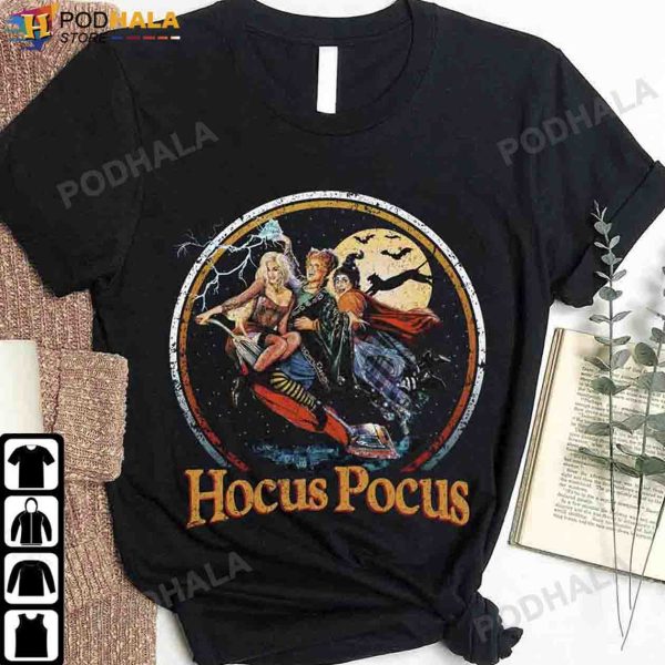 Retro Sanderson Sisters Hocus Pocus Costumes T-shirt, Halloween Gifts