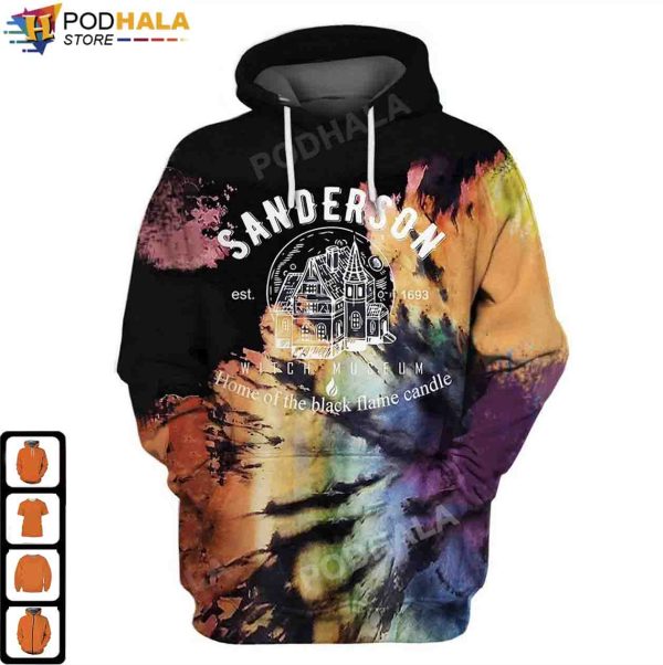 Sanderson Home Of The Black Flame Candle Hocus Pocus 3D Hoodie Halloween Gifts