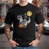 Skeleton Riding Mummy Dinosaur T Rex Halloween T-Shirt, Halloween Gifts
