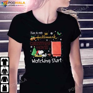 Snoopy Christmas Shirt This Is My Hallmark Christmas Movie Watching TShirt