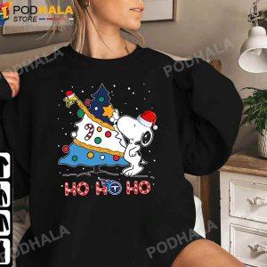 Get Snoopy Tennessee Titans NFL 3D Ugly Christmas Sweatshirt For Free  Shipping • Custom Xmas Gift