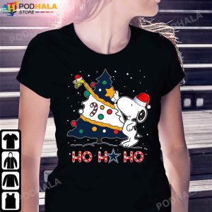 Snoopy Christmas TShirt Dallas Cowboys NFL Christmas Tree