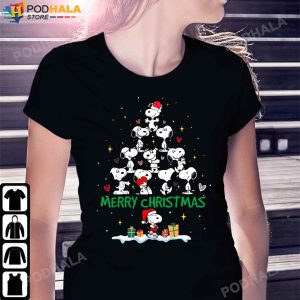 The Peanuts Snoopy and Friends Atlanta Braves Christmas Tree 2023 Comfort  Colors Shirt - Bring Your Ideas, Thoughts And Imaginations Into Reality  Today