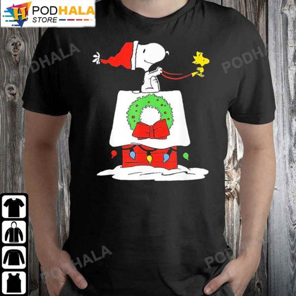 Snoopy Doghouse Christmas Funny Christmas T-shirt For Snoopy Lover