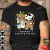Snoopy and Baby Groot Merry Christmas Light, Snoopy Christmas Shirt