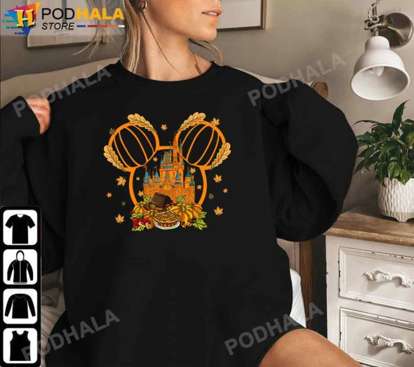 Thanksgiving T-Shirt Mickey Mouse Disney, Thanskgiving Gifts