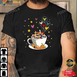 Thanksgiving TShirt Mickey And Friends Balloons Thanksgiving Gifts