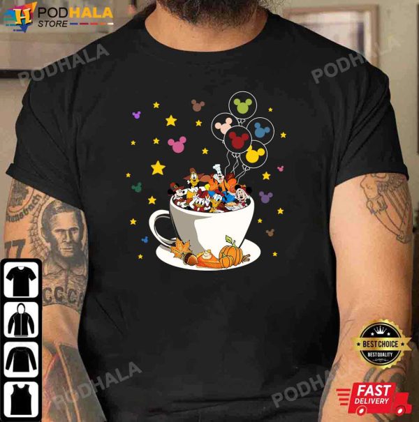 Thanksgiving T-Shirt Mickey And Friends Balloons, Thanksgiving Gifts