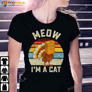 Turkey Thanksgiving Funny Fake Cat Thanksgiving Gifts TShirt
